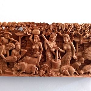 Hand Carved Indonesian Wall Art #Valentine's